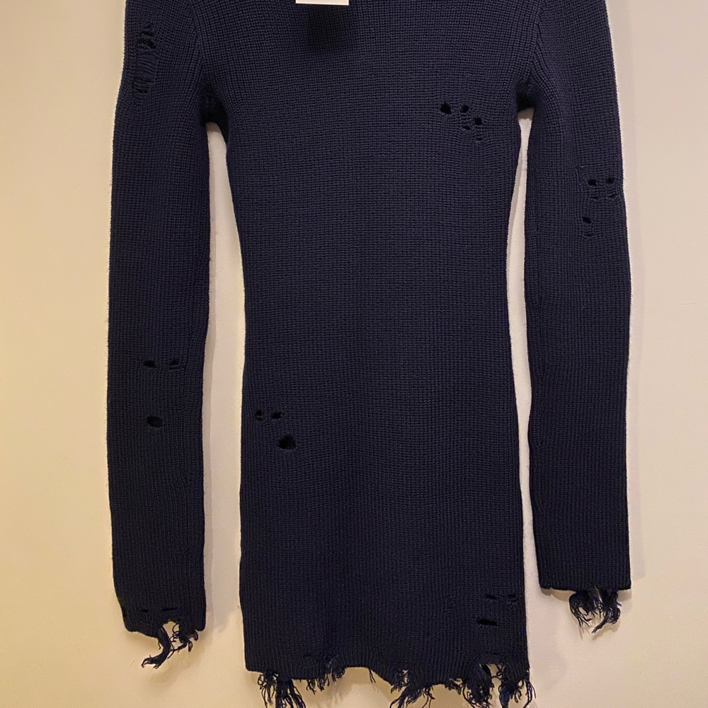 Lovers + Friends distressed dress.